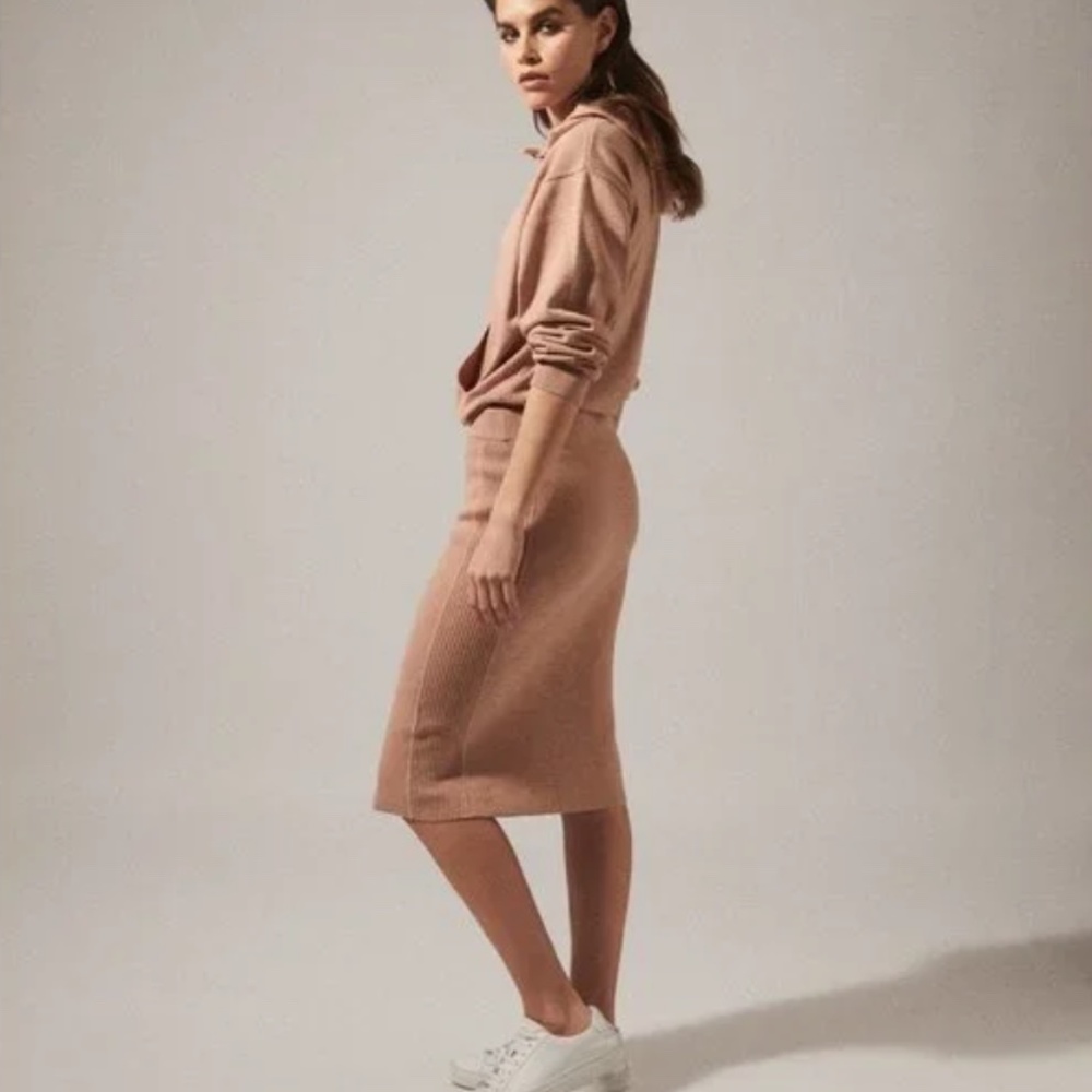 NWT - Reiss Jodie Knitted Hoodie Dress - Sz M